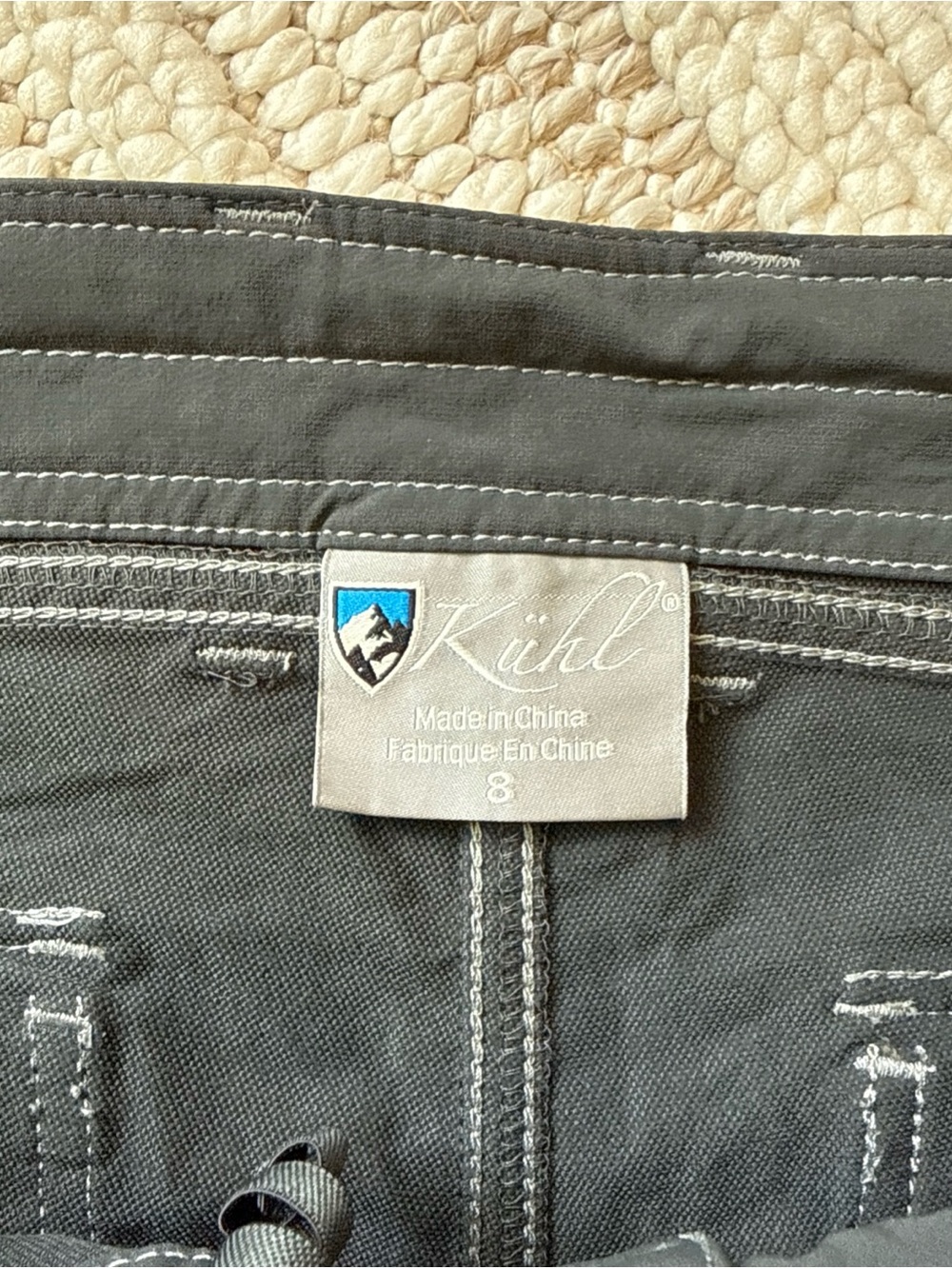 KUHL Women's Size 8 Grey Stretch Roll Up Cuff Hiking Shorts Outdoors Hiking - Picture 2 of 16